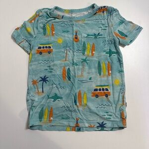 Little Sleepies Play Tee in Surf Life